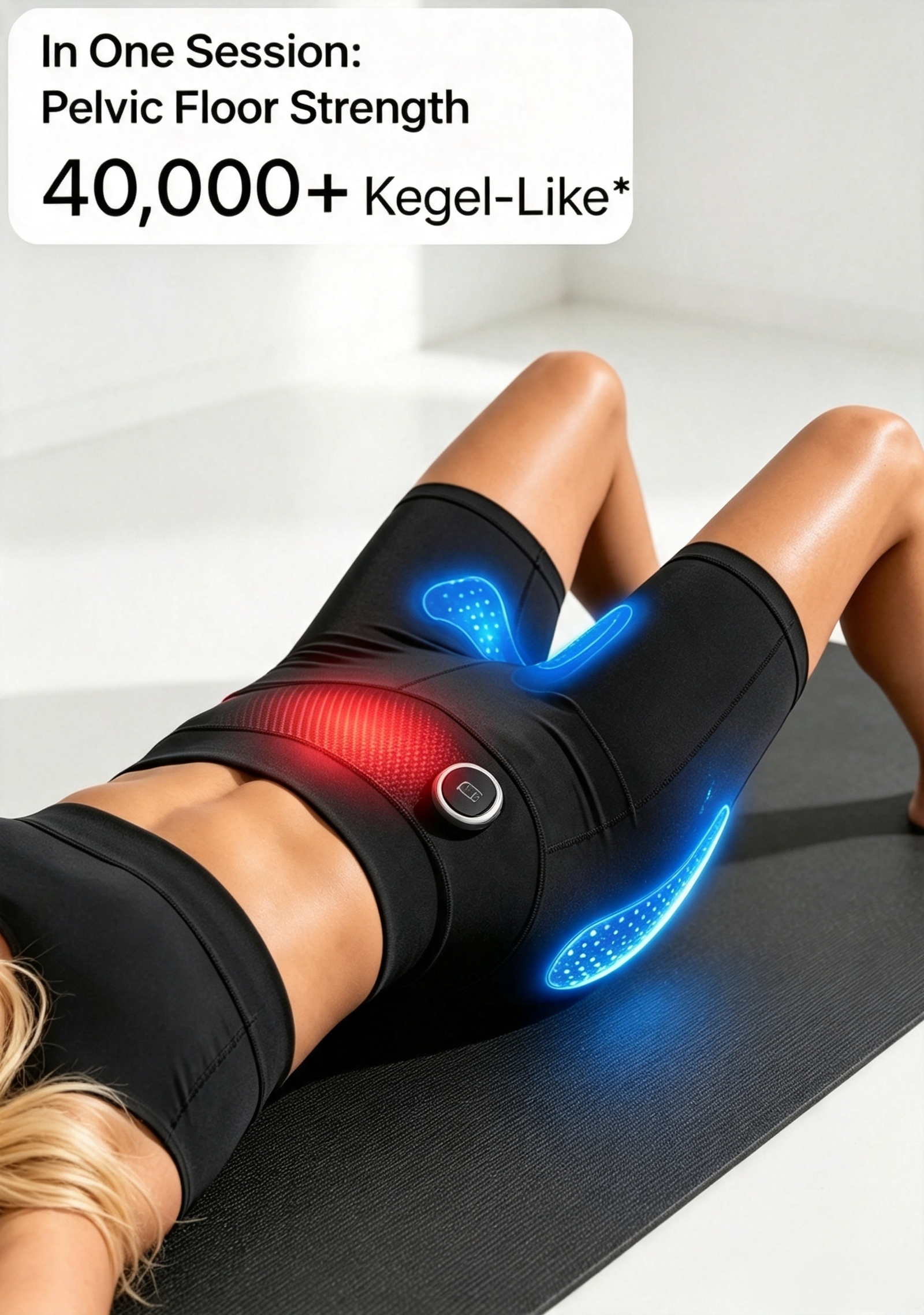 myowave mw1022 | smart ems sculpting & recovery shorts twin pack